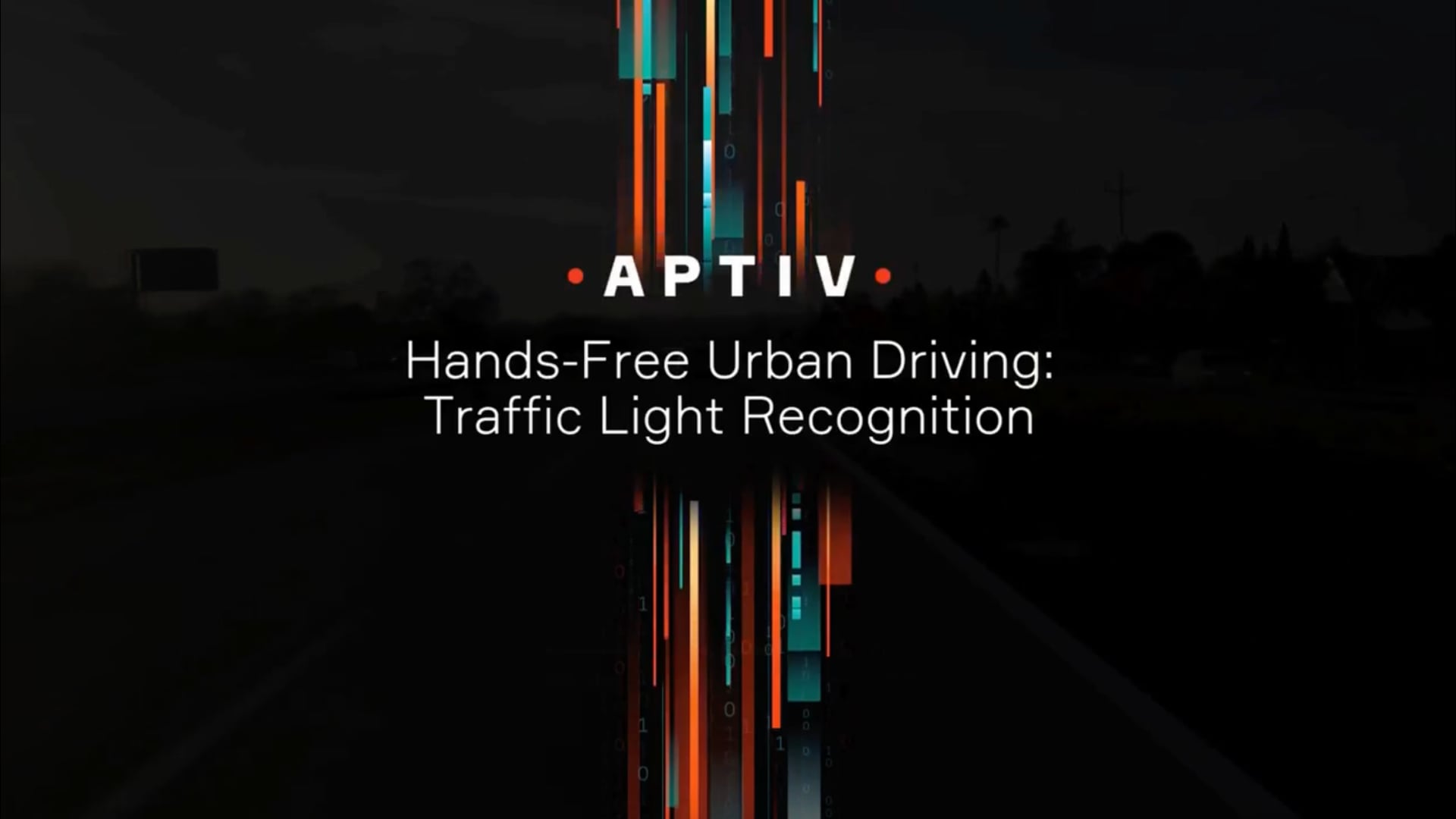 Aptiv Gen-6 ADAS Platform Merging Onto Highway