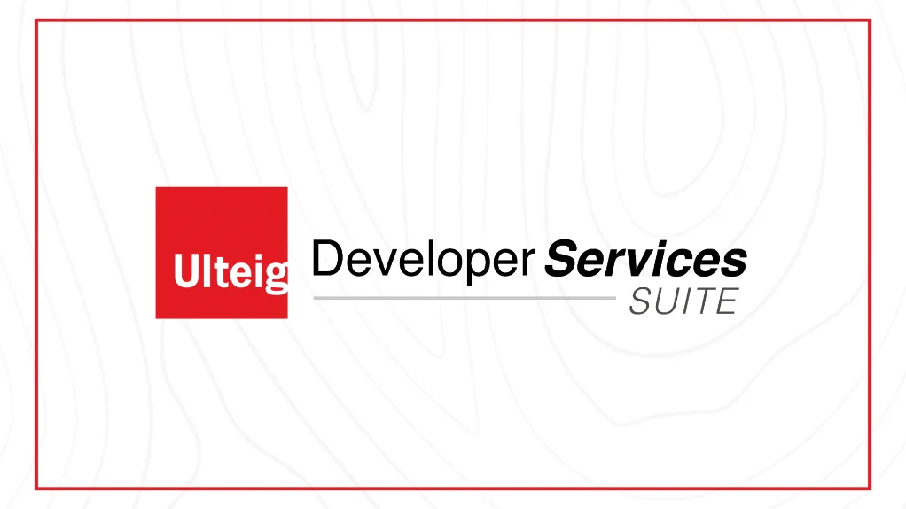 Ulteig: Developer Services Suite