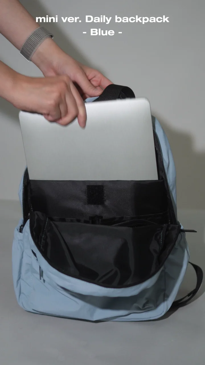 mini ver. Daily backpack_Blue : Masmarulez [마스마룰즈]