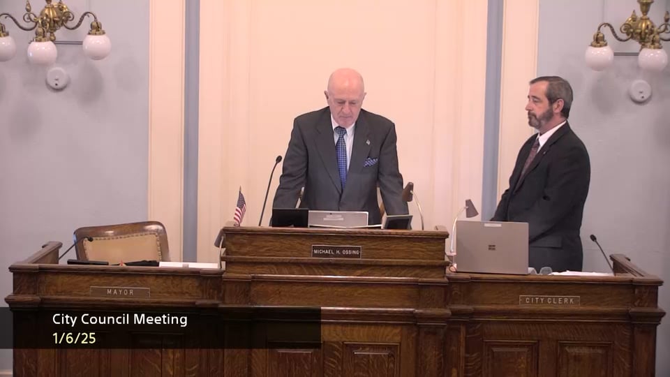 City Council - January 6th 2025