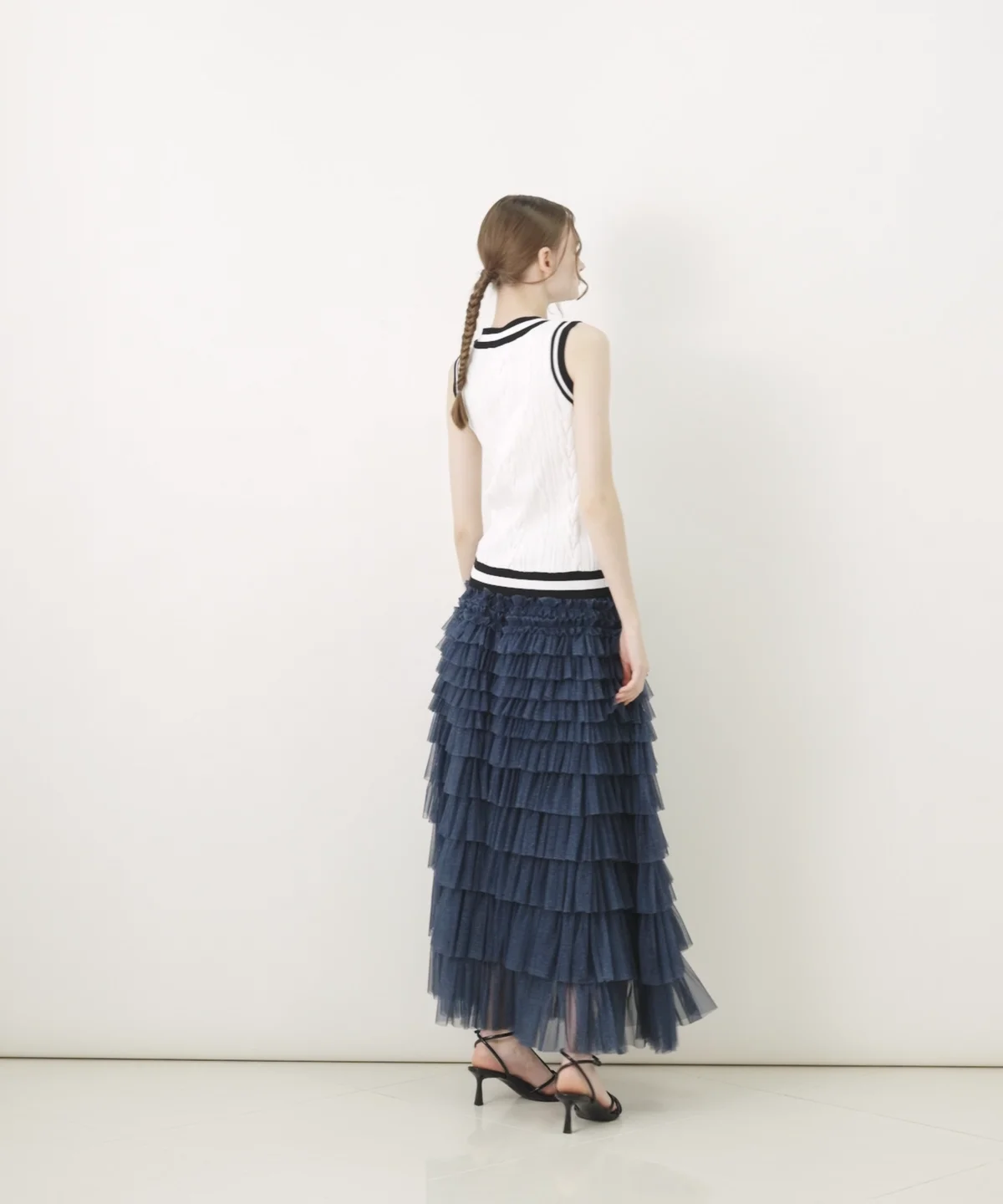Sov. / ケーブルニットトラッドベスト TOPS Night STORE Sov. / ケーブルニットトラッドベスト TOPS Night STORE