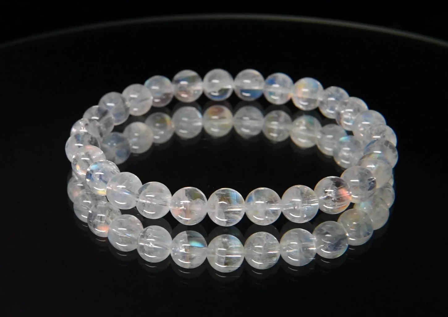 マリー　ラブラドライト　ブレスレット2点まとめ（160・227）16㌢ 八芒星ラブラドライトブレスレット(LABRADOLITE): 『岩座(いわく