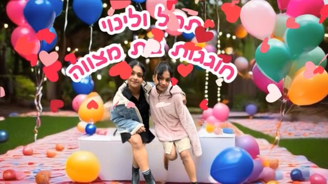 מצגת בת מצווה לתהל ולינוי