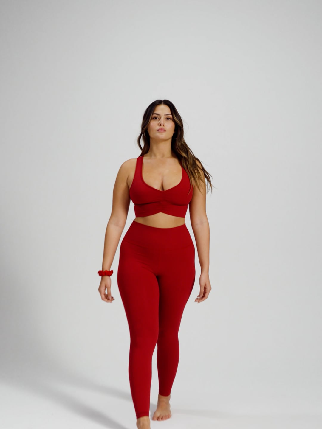 חזיית ספורט Longline עם כיווצים מבד ilios