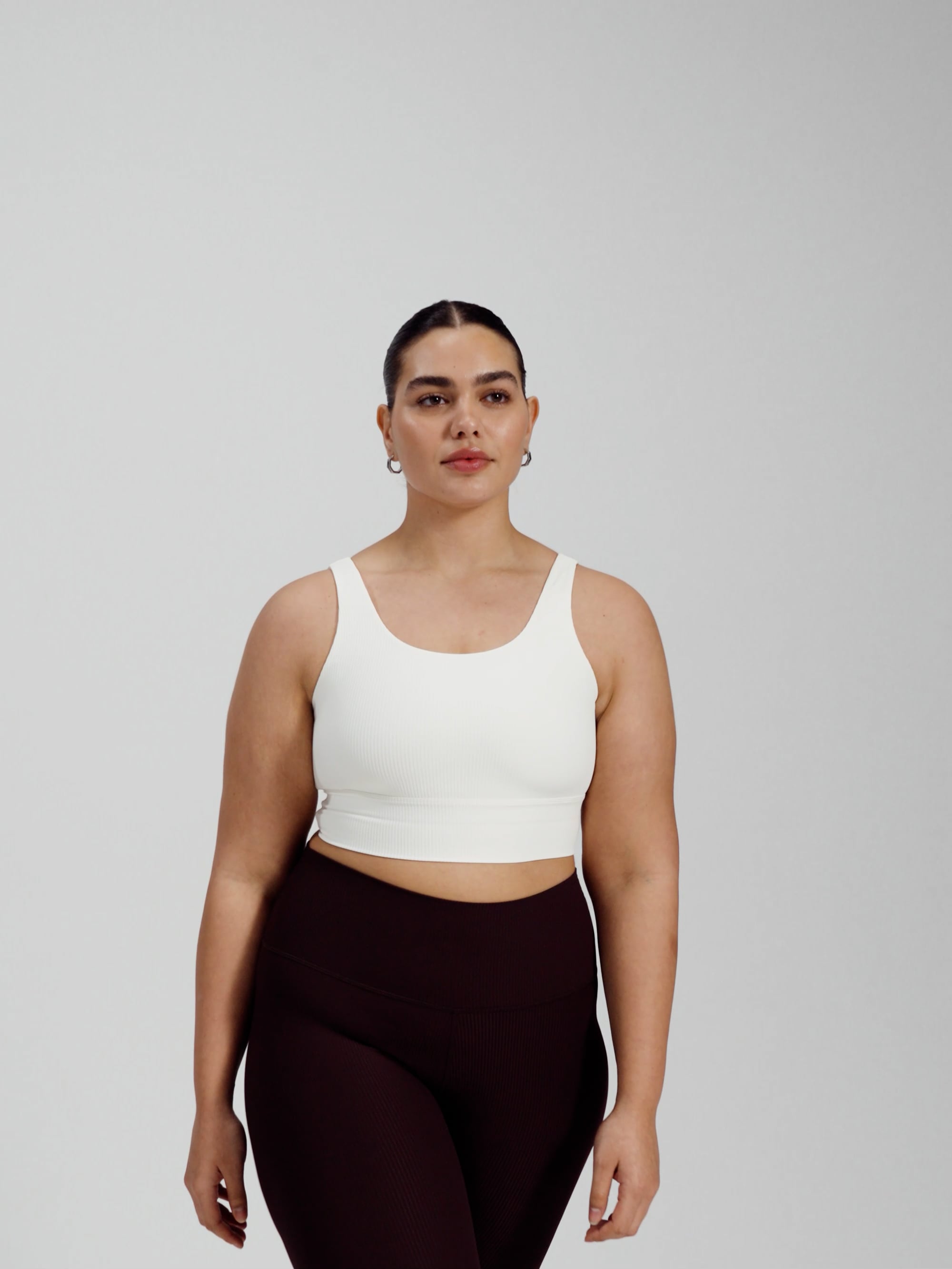 חזיית ספורט Longline מבד ilios ריב