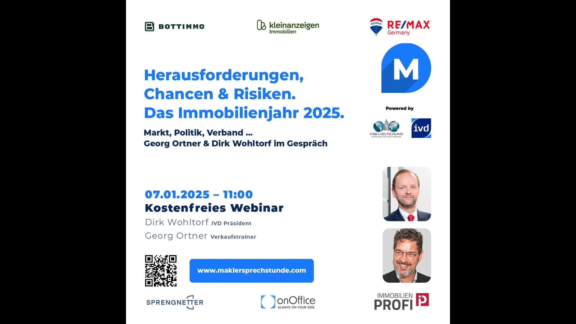 Herausforderungen, Chancen & Risiken. Das Immobilienjahr 2025.
