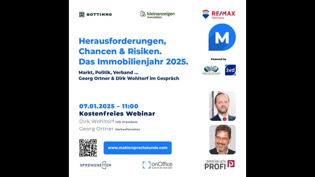 Herausforderungen, Chancen & Risiken. Das Immobilienjahr 2025.