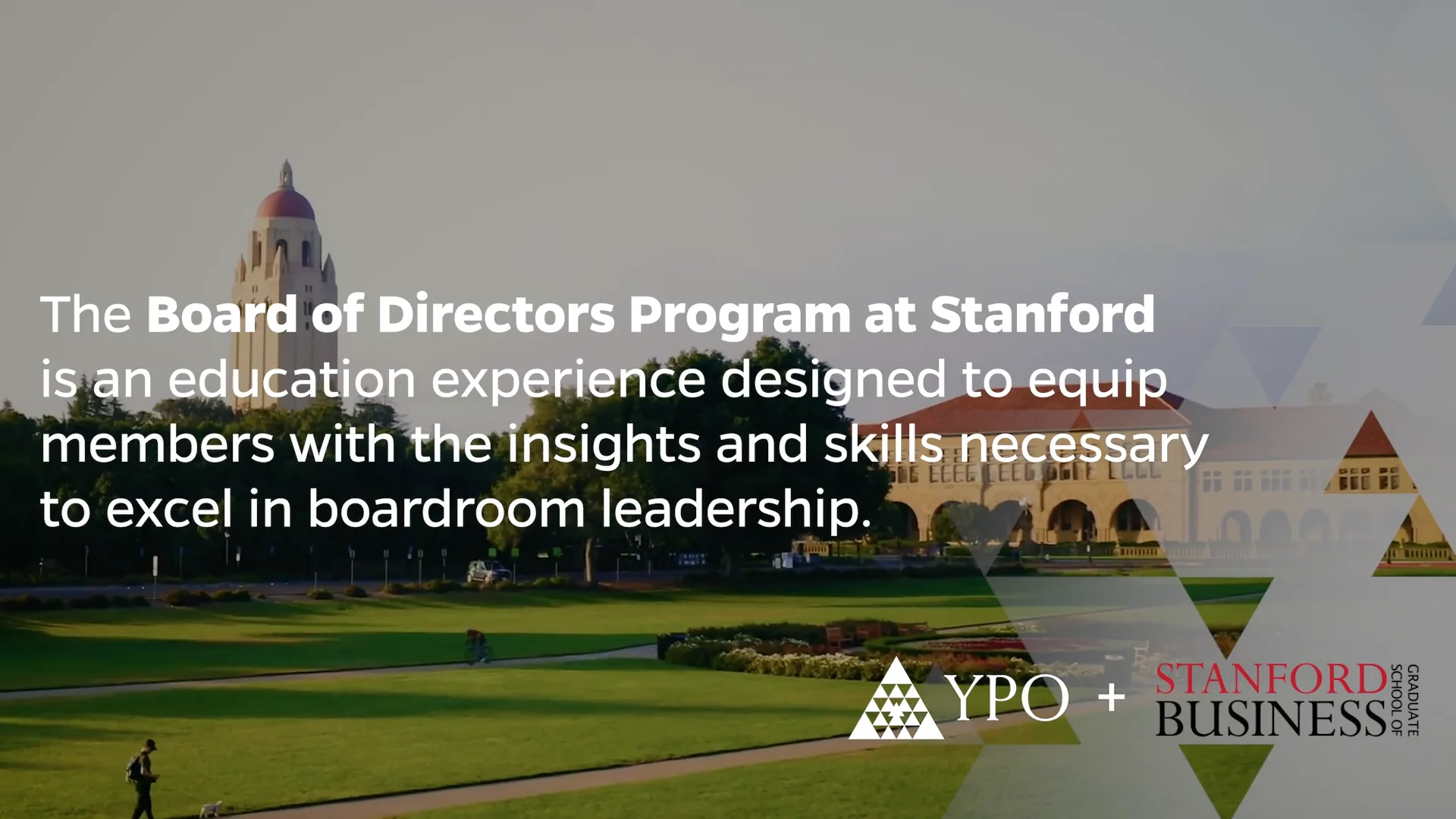 YPO - Board of Directors Program at Stanford