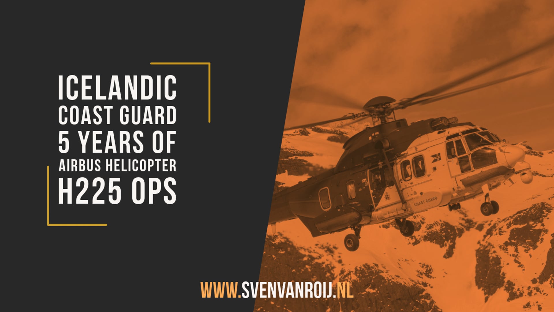 Sven van Roij Aviation Photojournalism - photoflight Icelandic Coast Guard - Airbus Helicopter H225