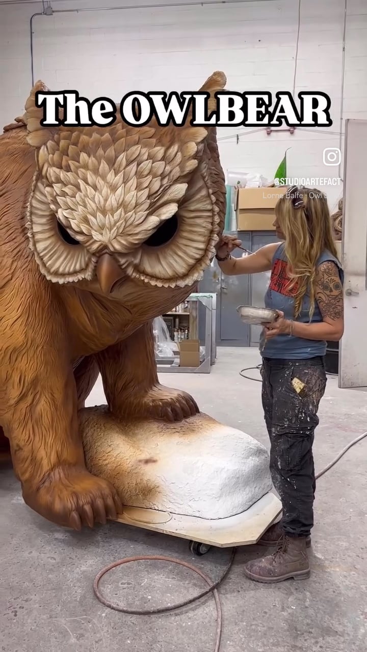 Making-of the Owlbear - Dungeons & Dragons : The Immersive Quest