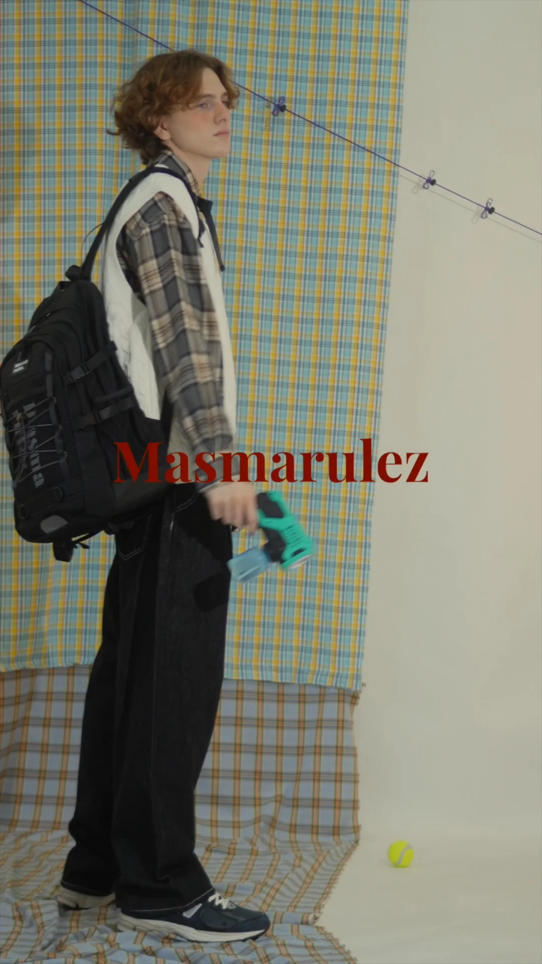 MUSINSA | MASMARULEZ [INT] Sporty mesh backpack_Black