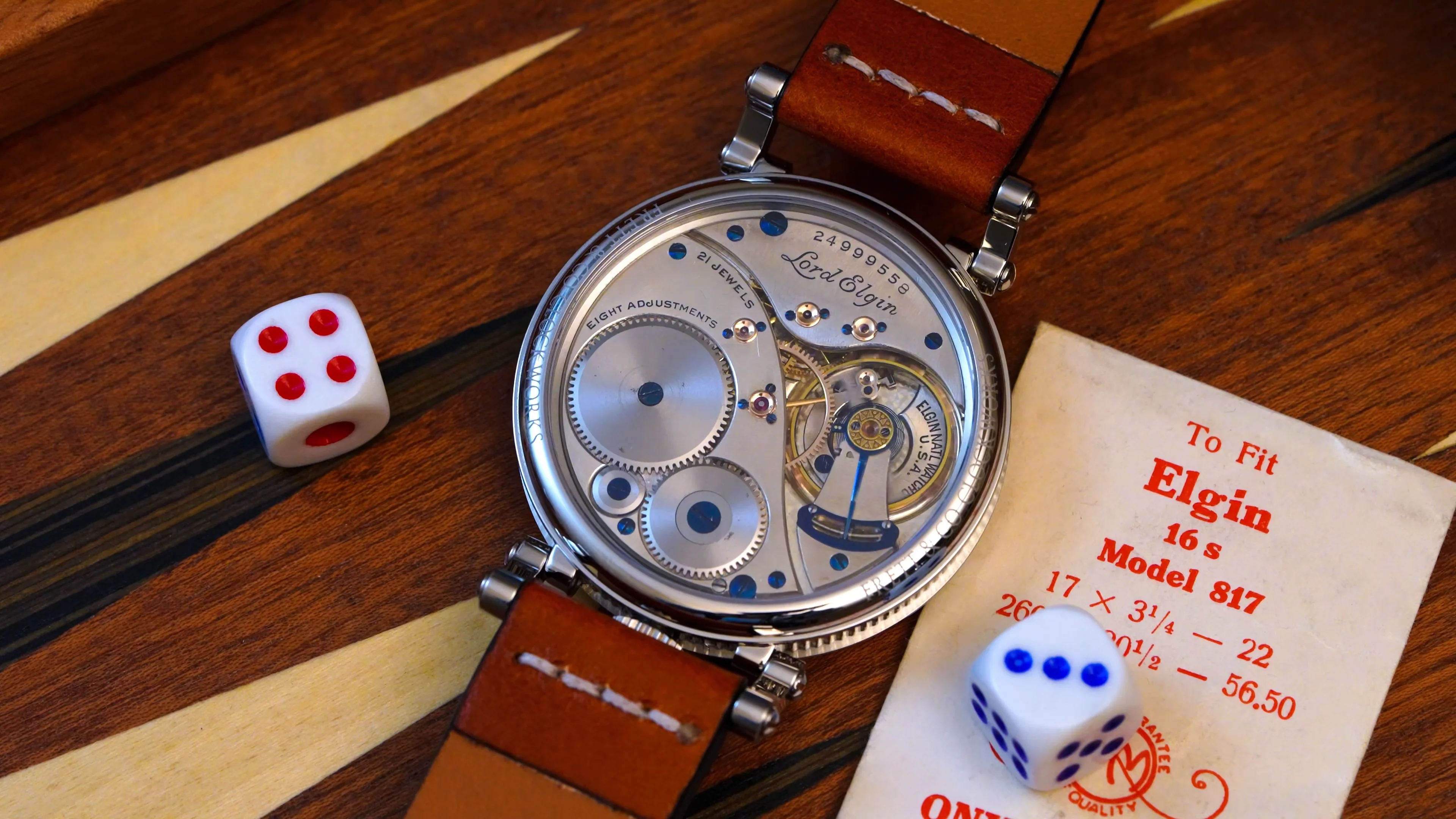 Elgin pocket watch conversion — Frett & Co Clockworks
