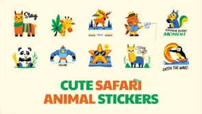 Animated Cute Safari Animal, an Emoji Icon by Vectors Market (Thumbnail 5 of 5)