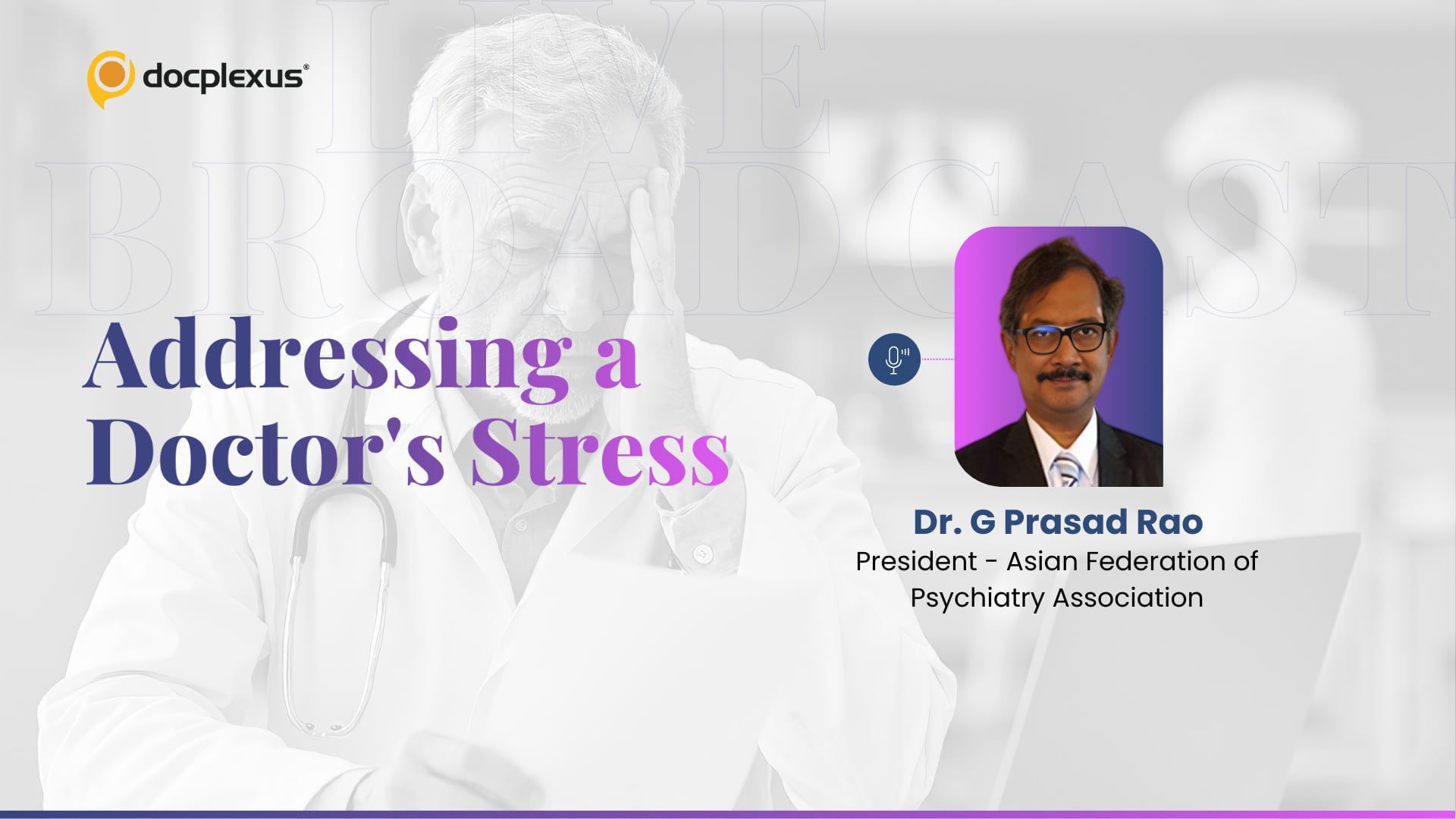 Addressing a Doctor's Stress