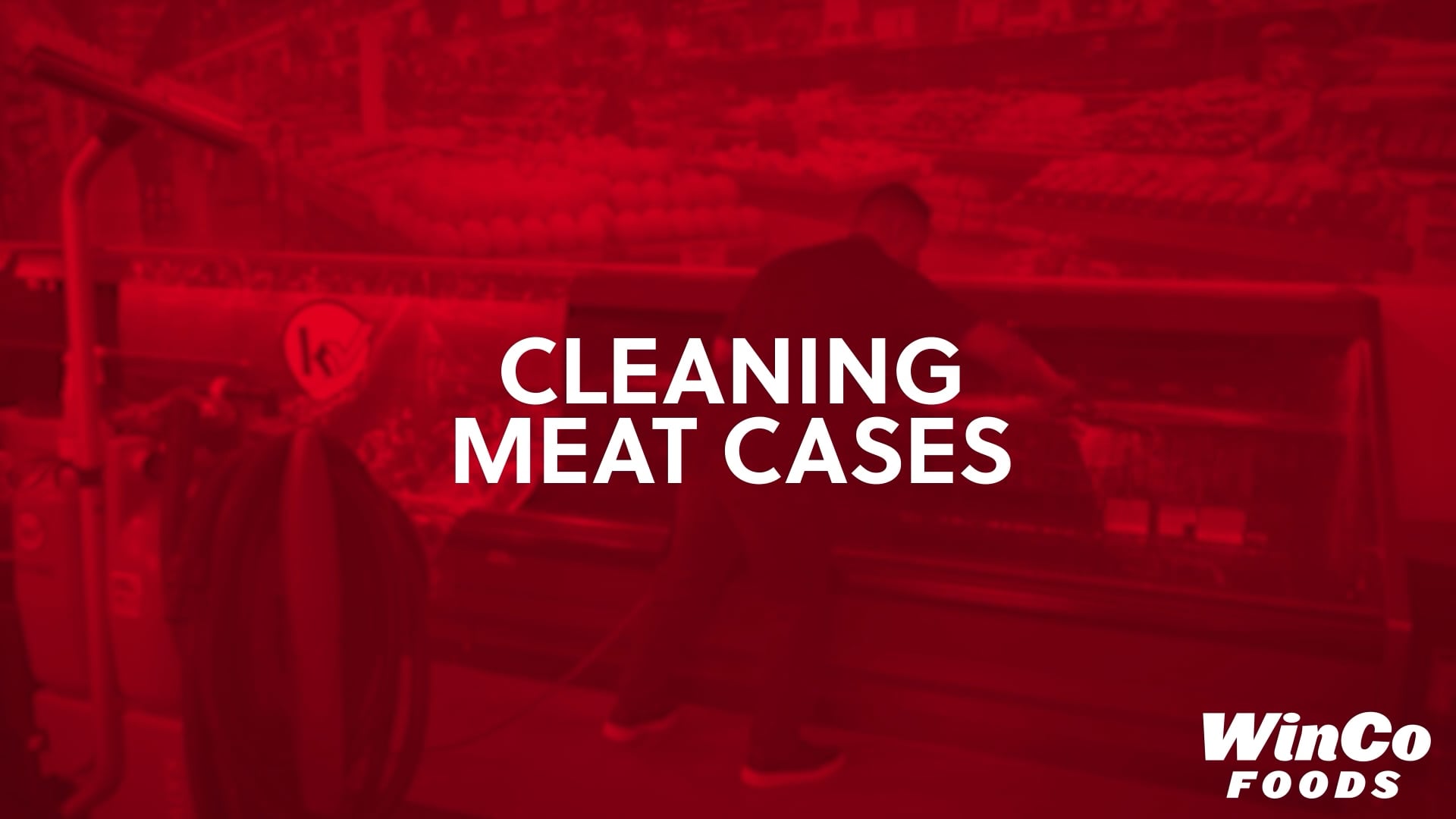 Cleaning Meat Cases - video thumbnail