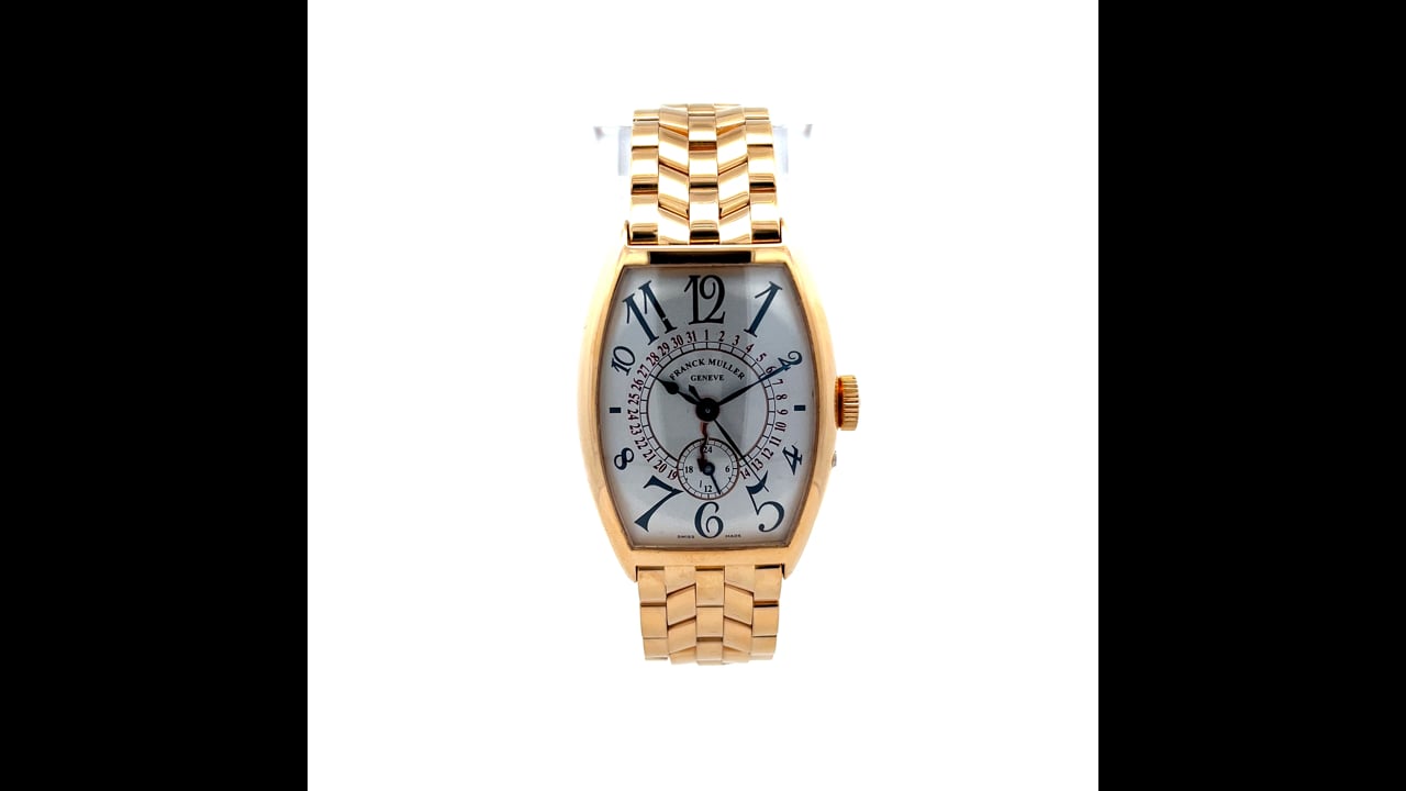 FRANCK MULLER プレート 22cm 2枚セット 数字柄 ゴールド Franck Muller GMT Silver Dial Watch in 18k Yellow Gold – Filigree