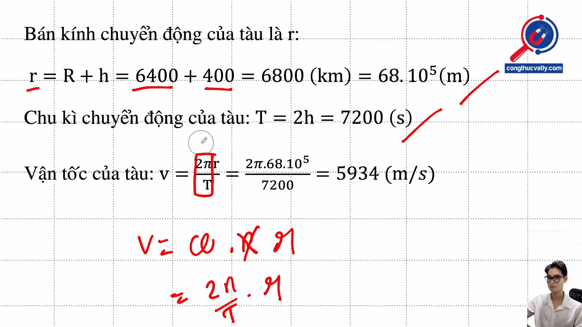 Tốc độ của con tàu gần giá trị nào nhất sau đây?