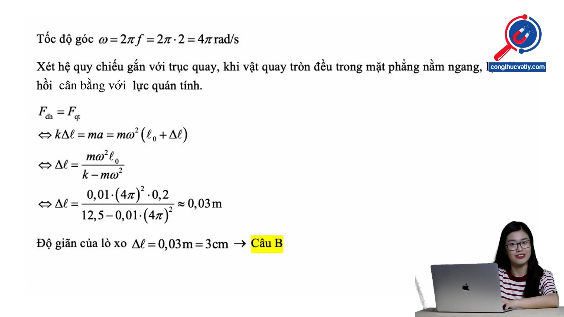 Xác định độ giãn của lò xo