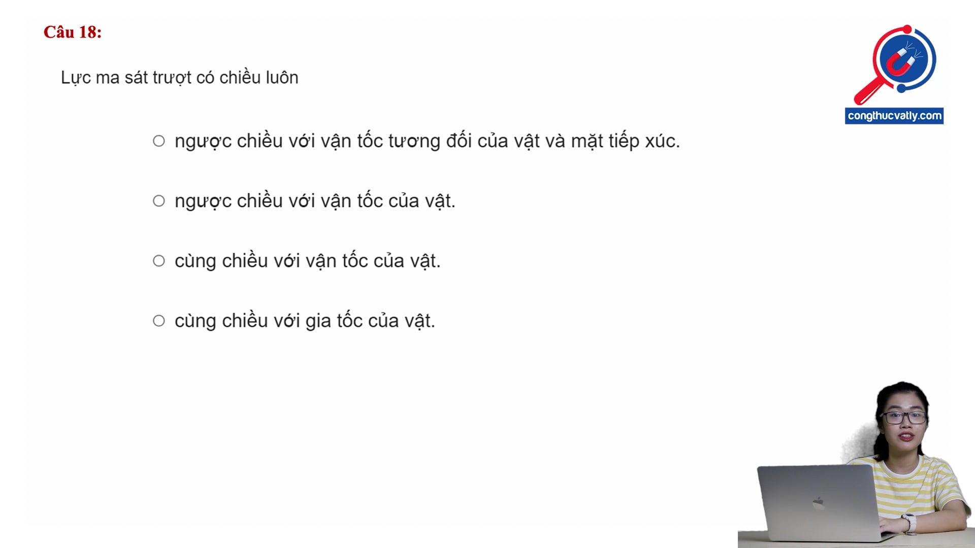 Đặc điểm lực ma sát trượt. Lực ma sát trượt có chiều luôn?