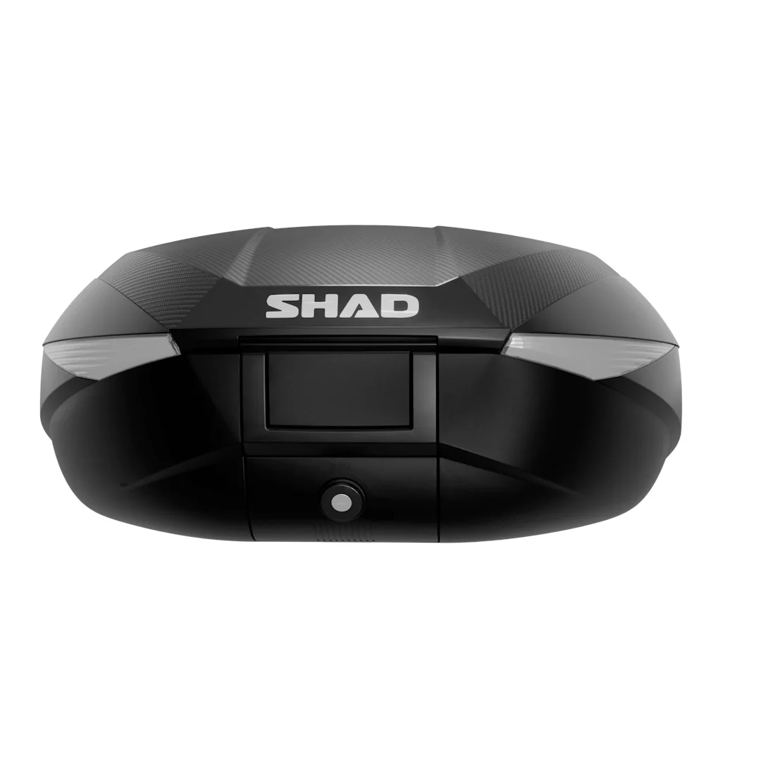 SHAD top case moto scooter SH58X volume variable de 46L - 59L noir capot carbone D0B58206