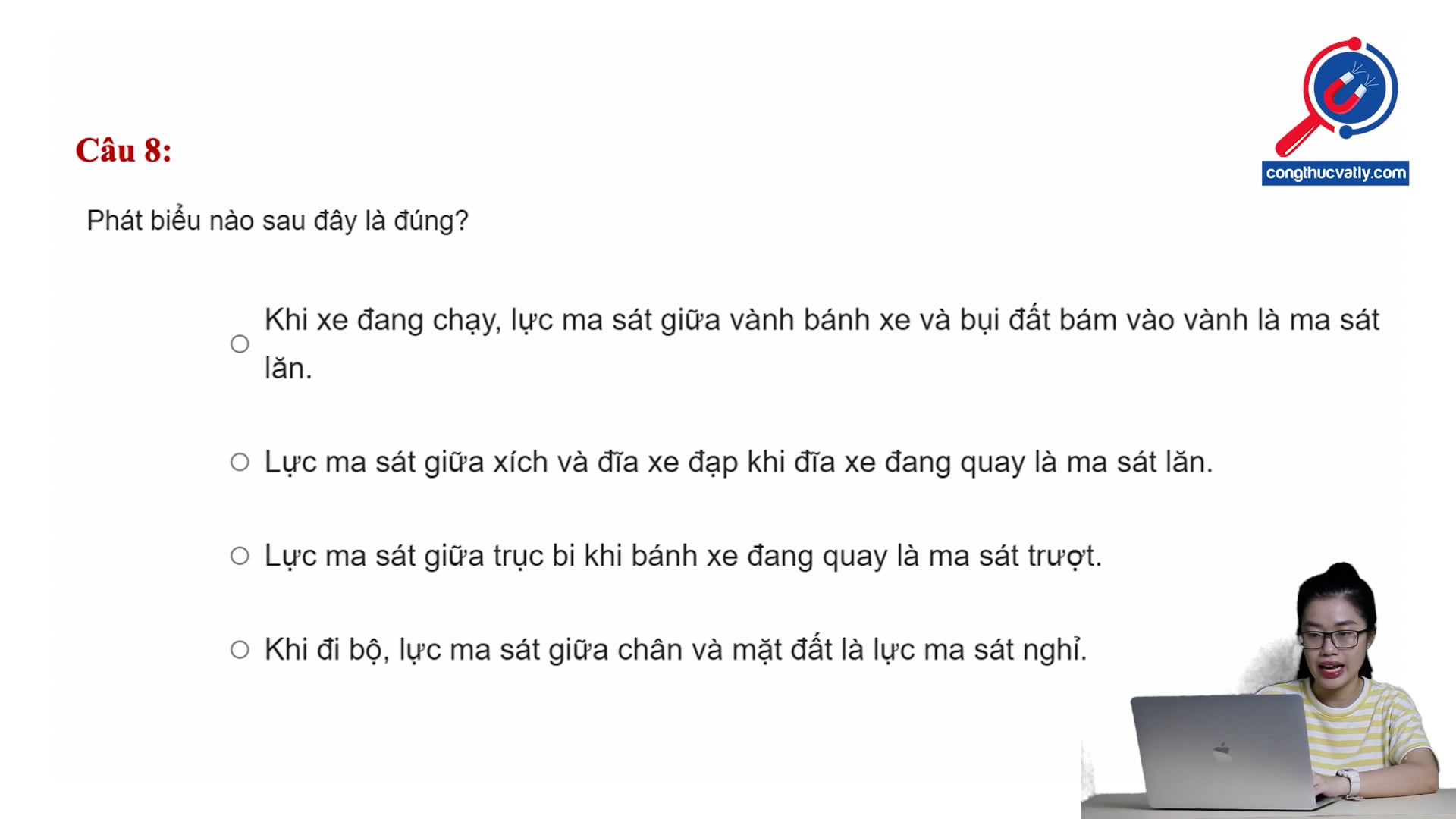Đặc điểm của lực ma sát