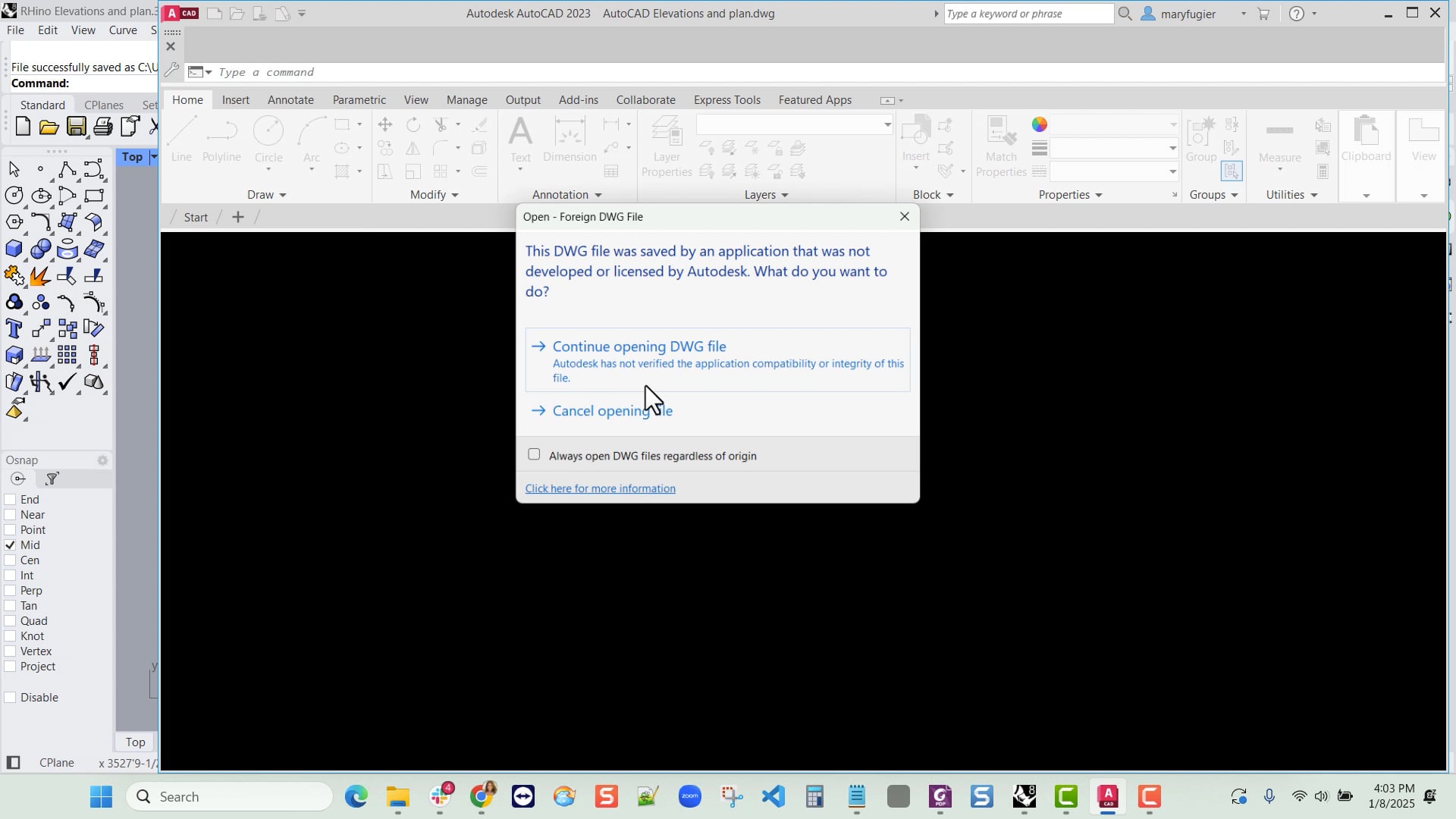 Fixing Mirrored Text in DWG & DXF Rhino Exports on Vimeo
