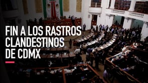 Fin a los rastros clandestinos en CDMX