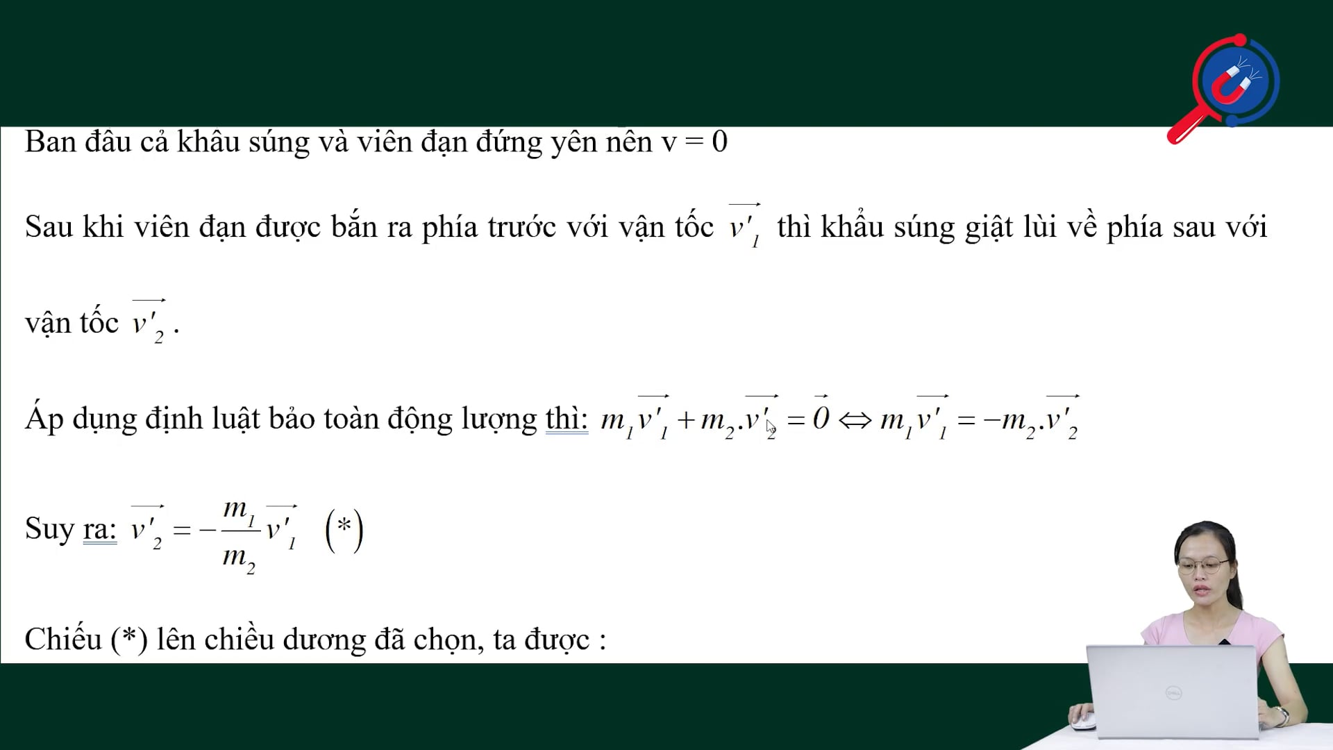 Bài toán chuyển động bằng phản lực