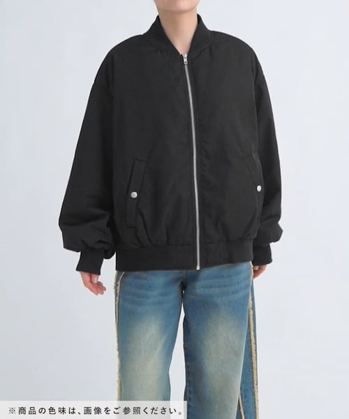 Fickle Bebe ボリュームリボンＭＡ-１ ボリュームリボンMA-1 | 大人衣料 | axes femme online shop