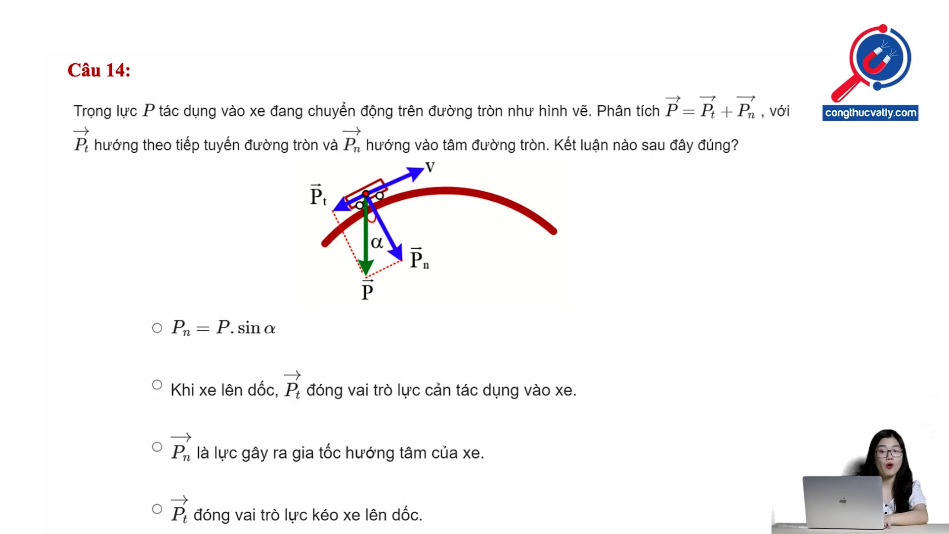 Phân tích vai trò của các lực