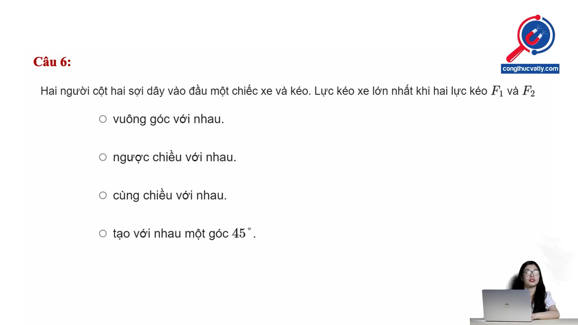 Lực kéo xe lớn nhất