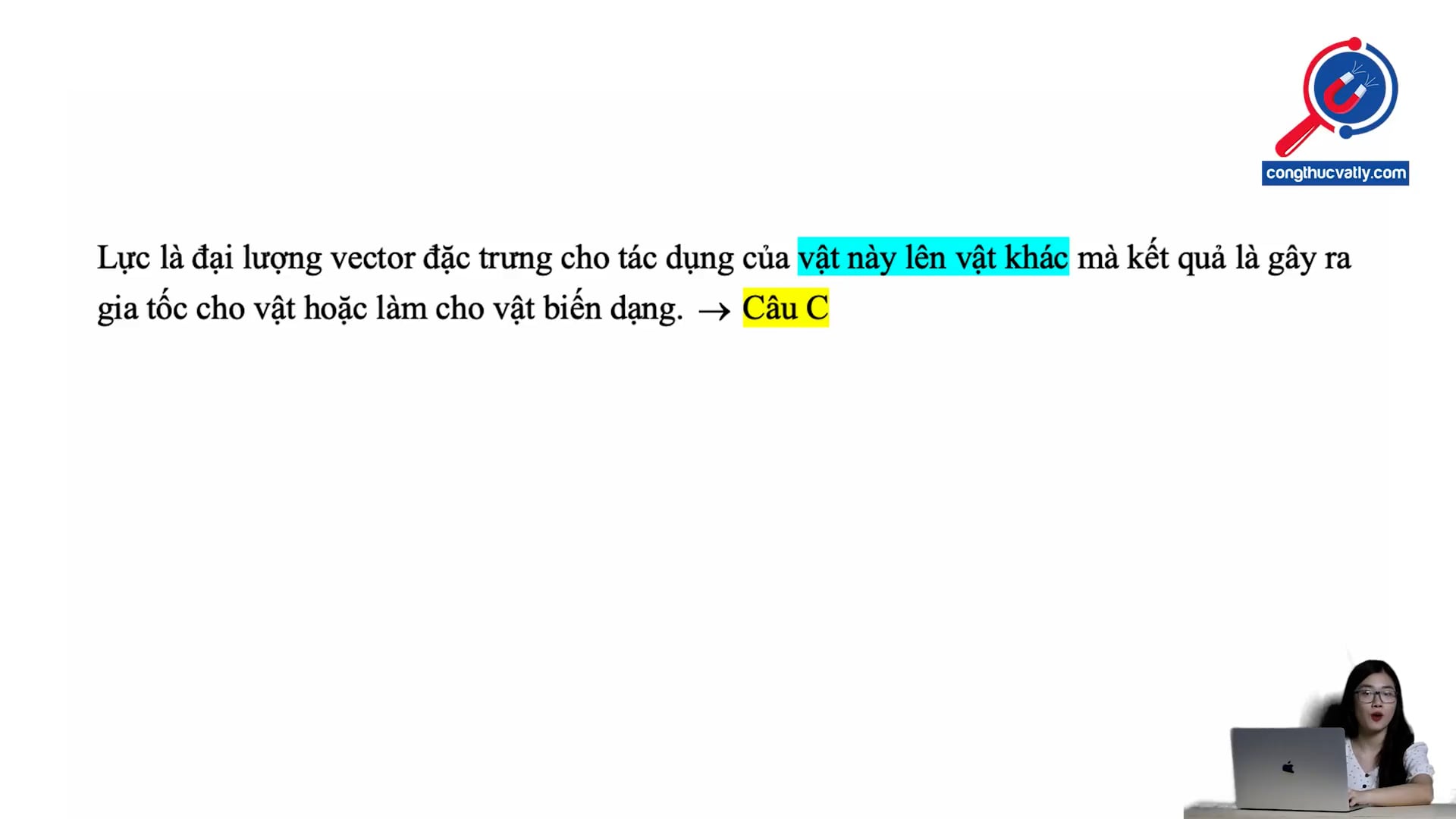 Đặc điểm của các lực cân bằng