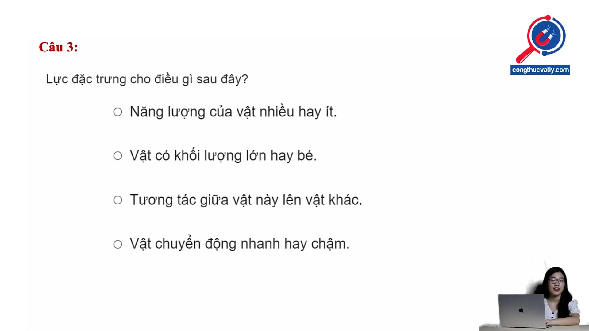 Đặc điểm của vector lực 