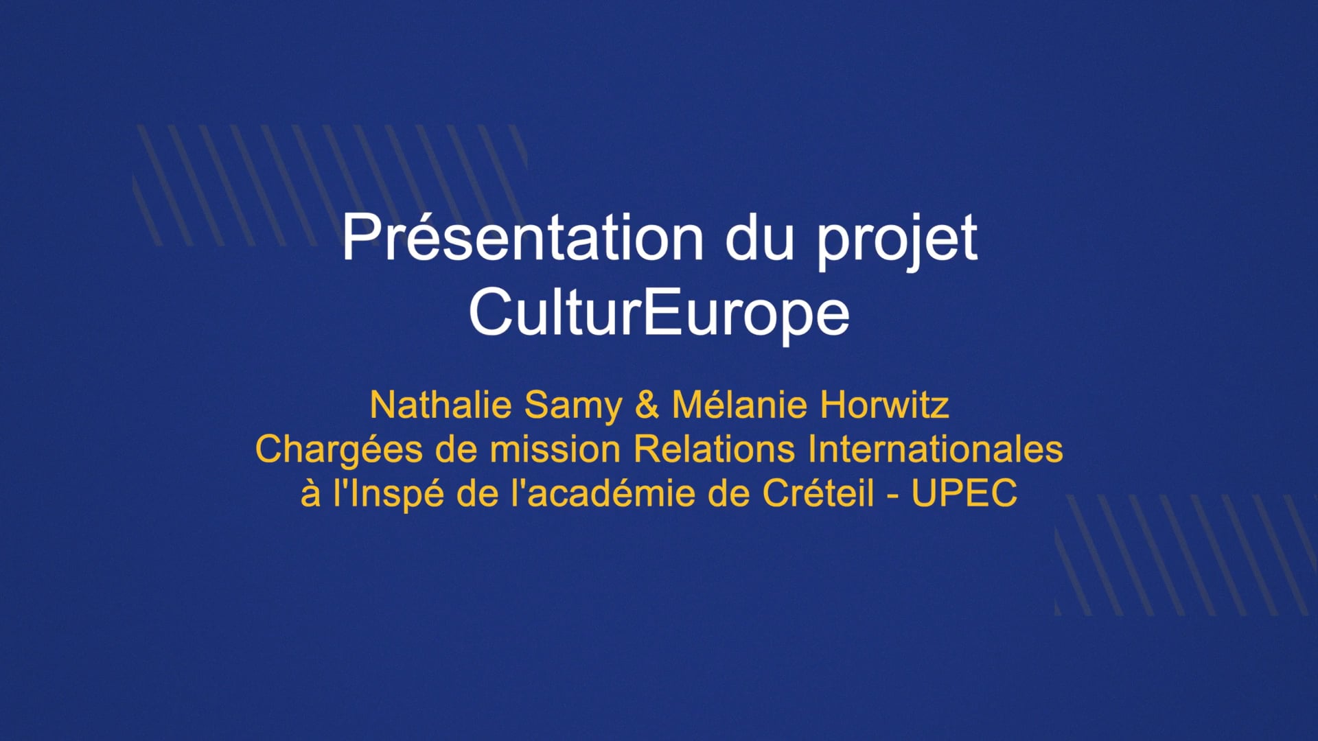 03 - Présentation du projet CultuEurope