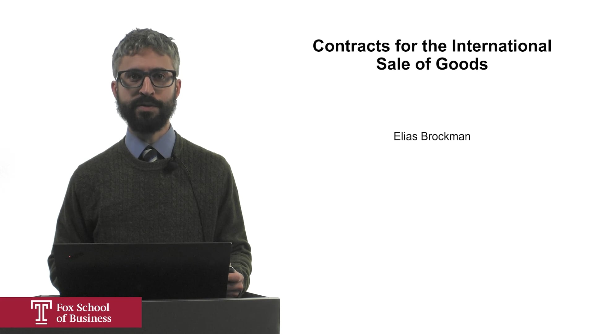 Login to view Contracts for the International Sales of Goods