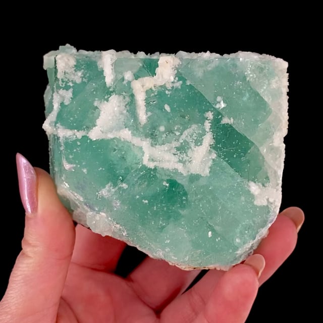 Fluorite with Calcite (2021 find)