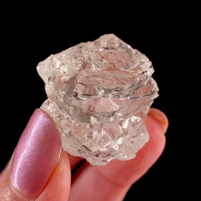 Beryl var: Goshenite (GEM etched crystal)