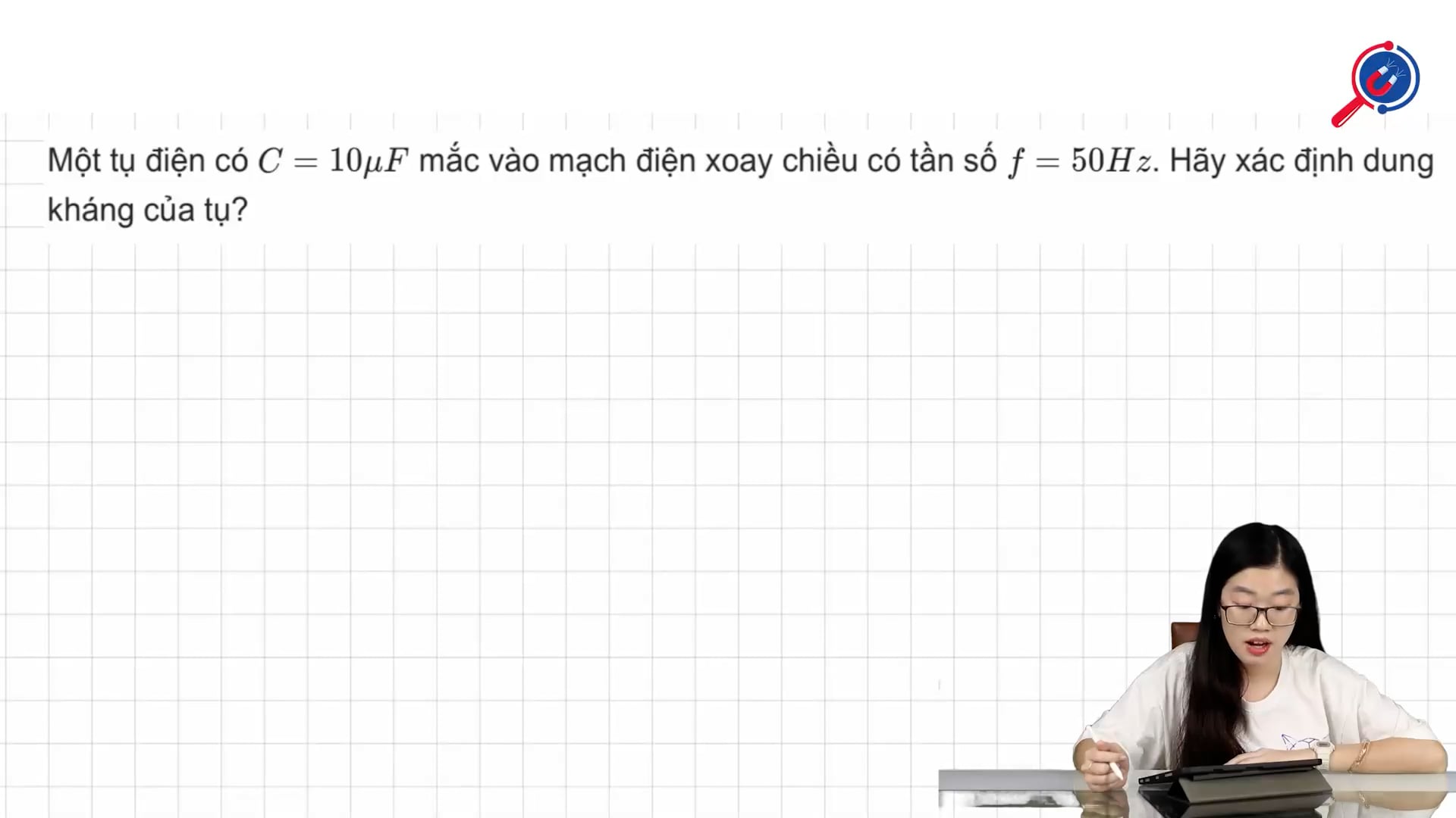 Xác định dung kháng của tụ
