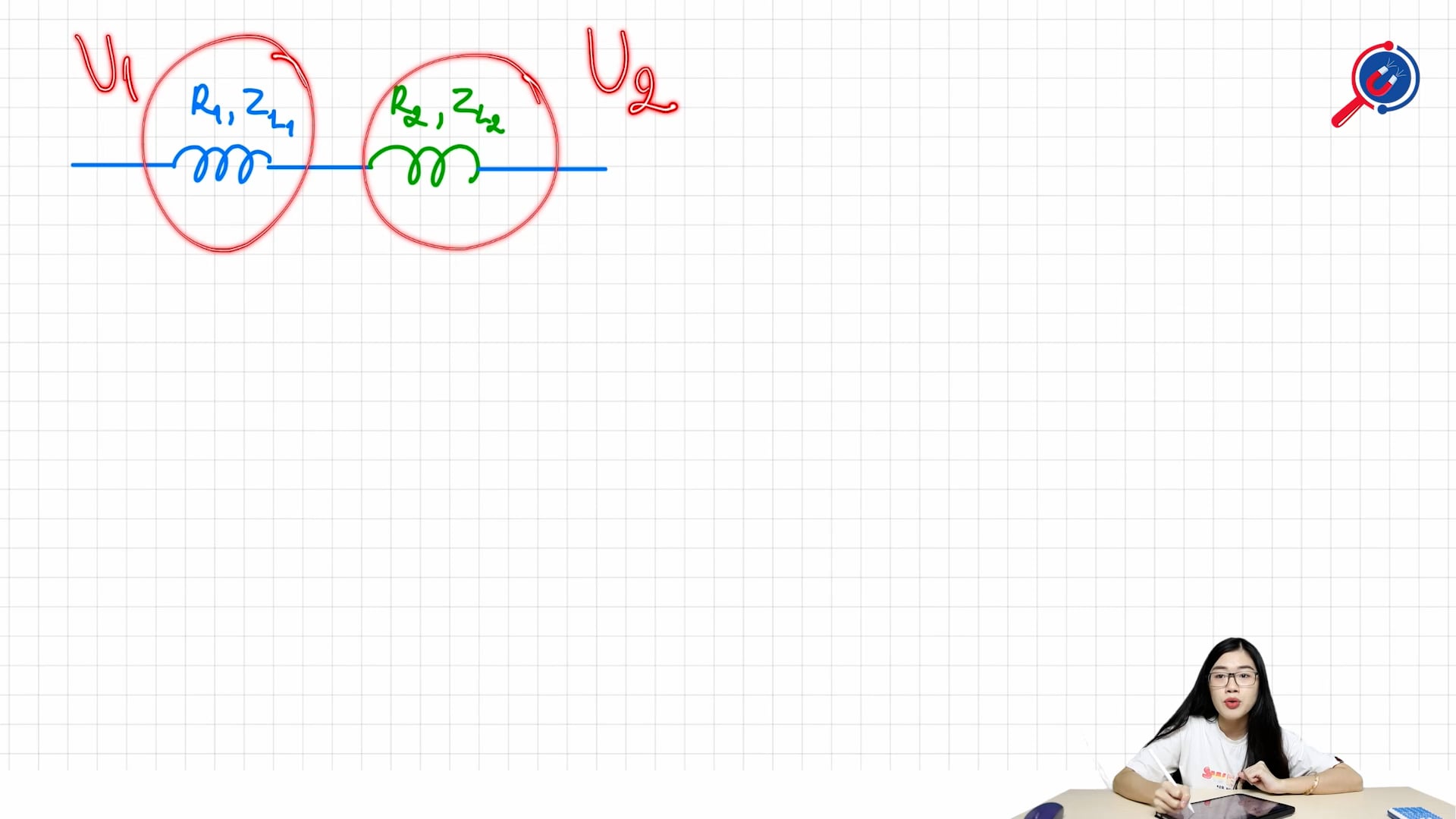 Điều kiện U=U1+U2 là 