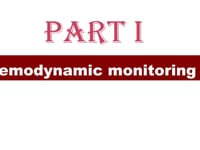 Intraoperative Hemodynamic management 