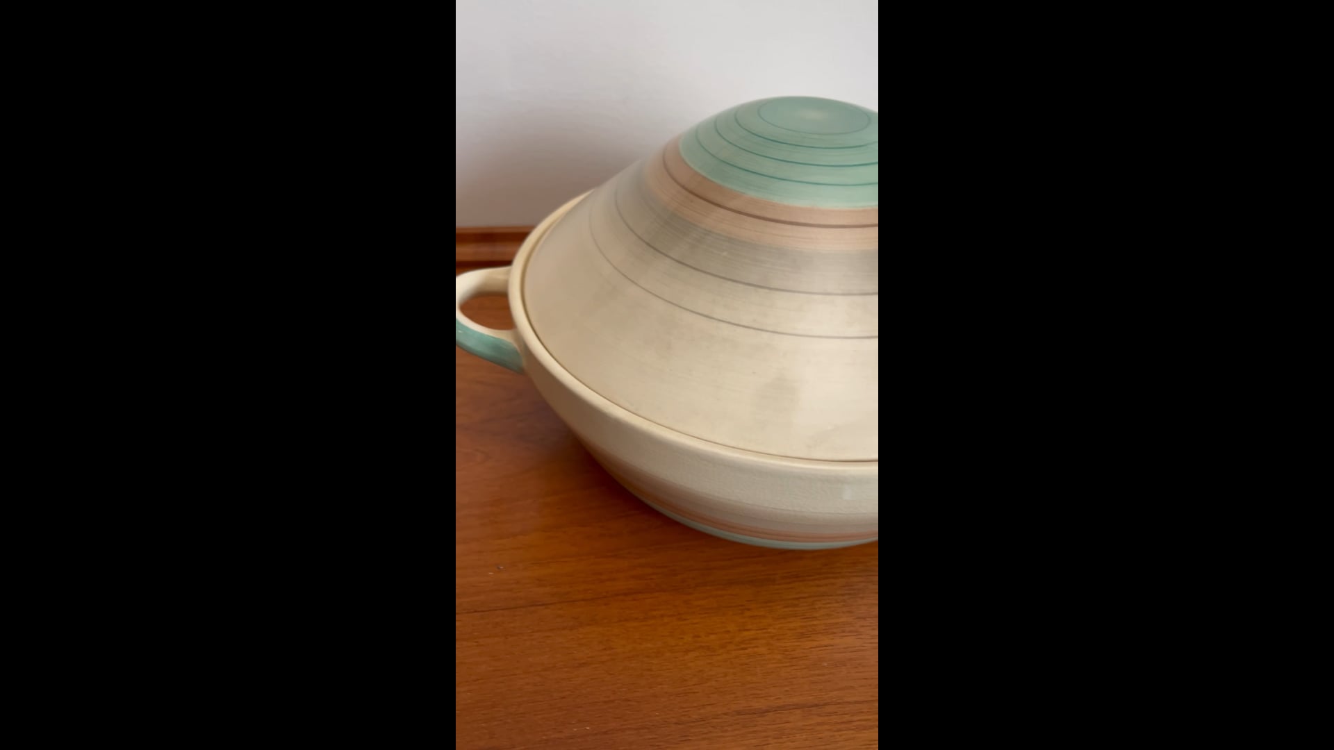 Vintage Art Deco Susie Cooper Lidded Bowl England For Sale at 1stDibs