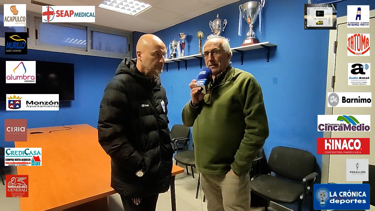 ISMAEL  MARIANI (Entrenador Monzón) Ebro 0-1 At.Monzón Alumbra / J 17 / 3ª RFEF