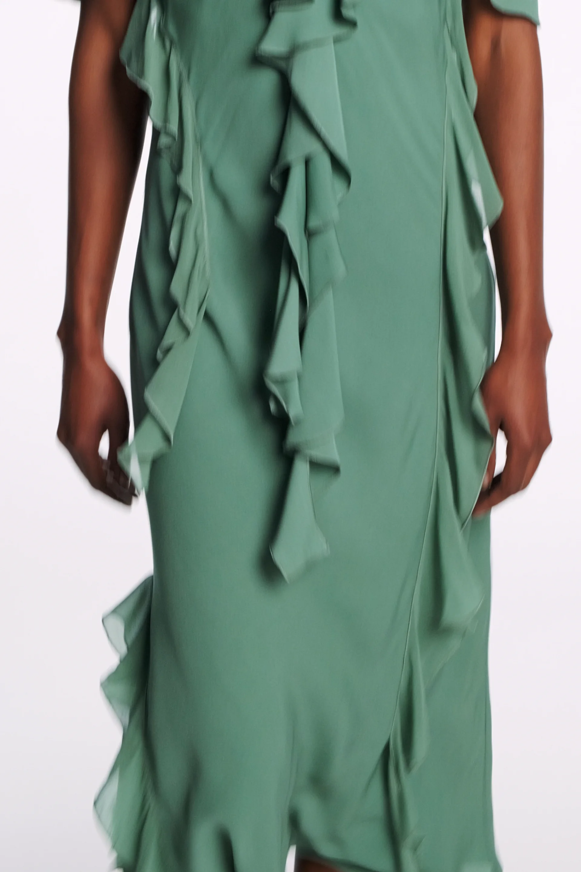 デイジー　RhodolirioN Frill Dress SHEER TWIST II dress | Dorothee Schumacher