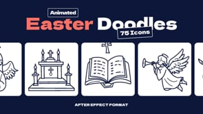 Animated Easter Doodles Icons Pack, an Object Graphic by Brickclay (Thumbnail 7 of 7)