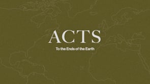 Acts: To the Ends of the Earth | Nupur James | Mundy Park