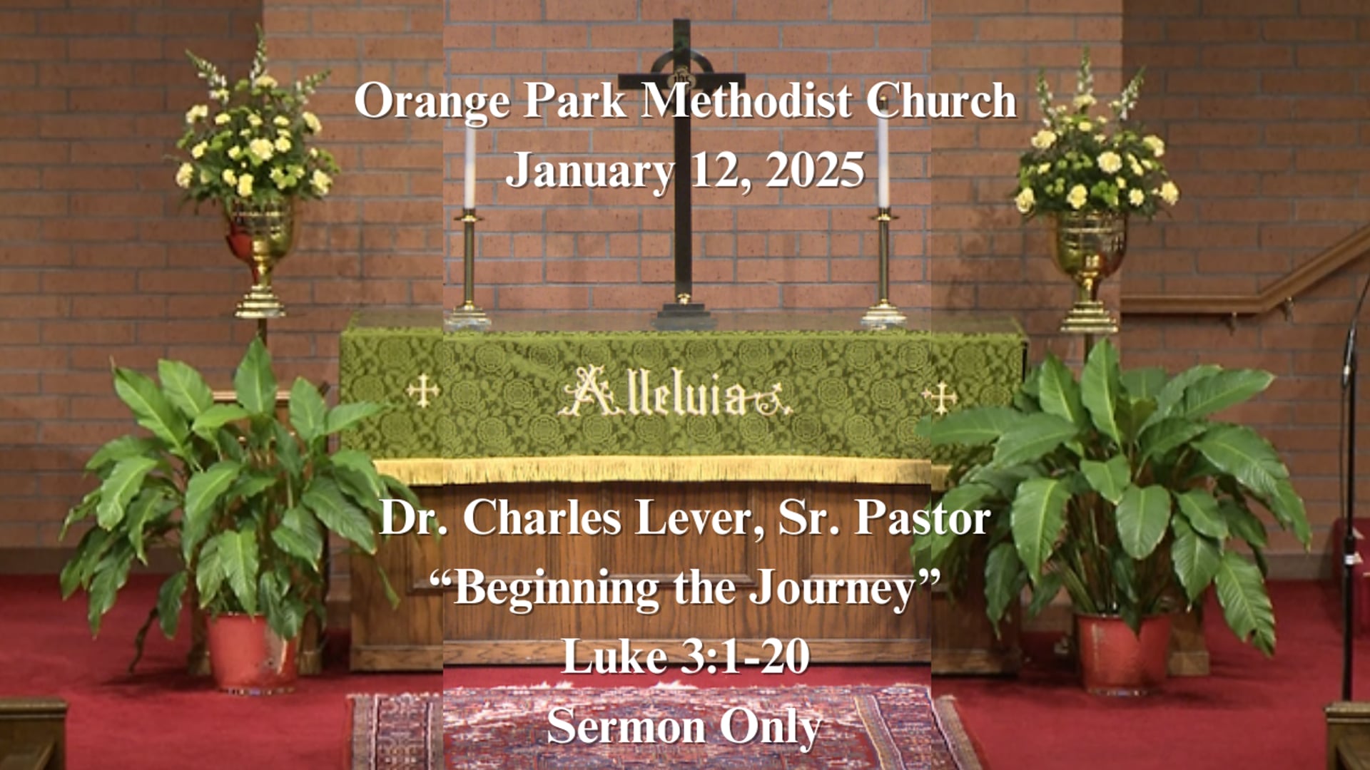 January 12, 2025 Sermon Only