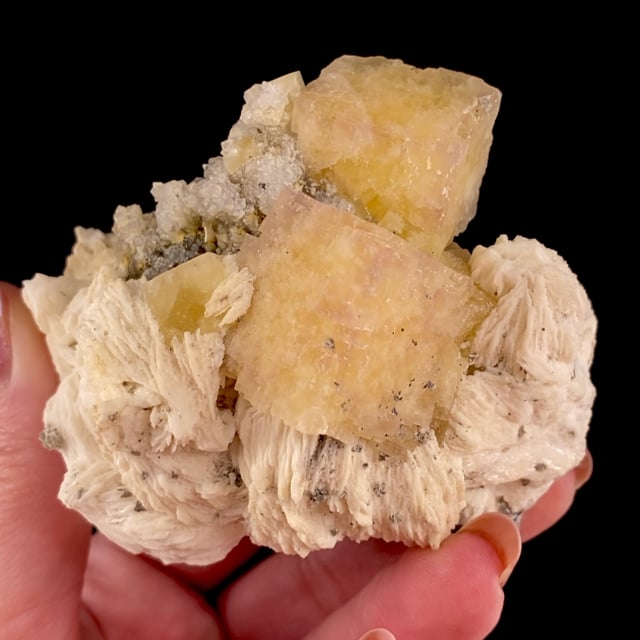 Fluorite with Baryte and Quartz (rare locality specimen)