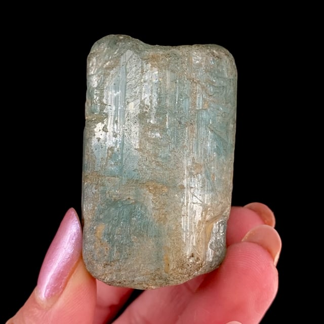 Beryl var: Aquamarine (historic specimen)