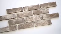 Doverton Gray Clay Natural Brick Herringbone Mosaic Tile