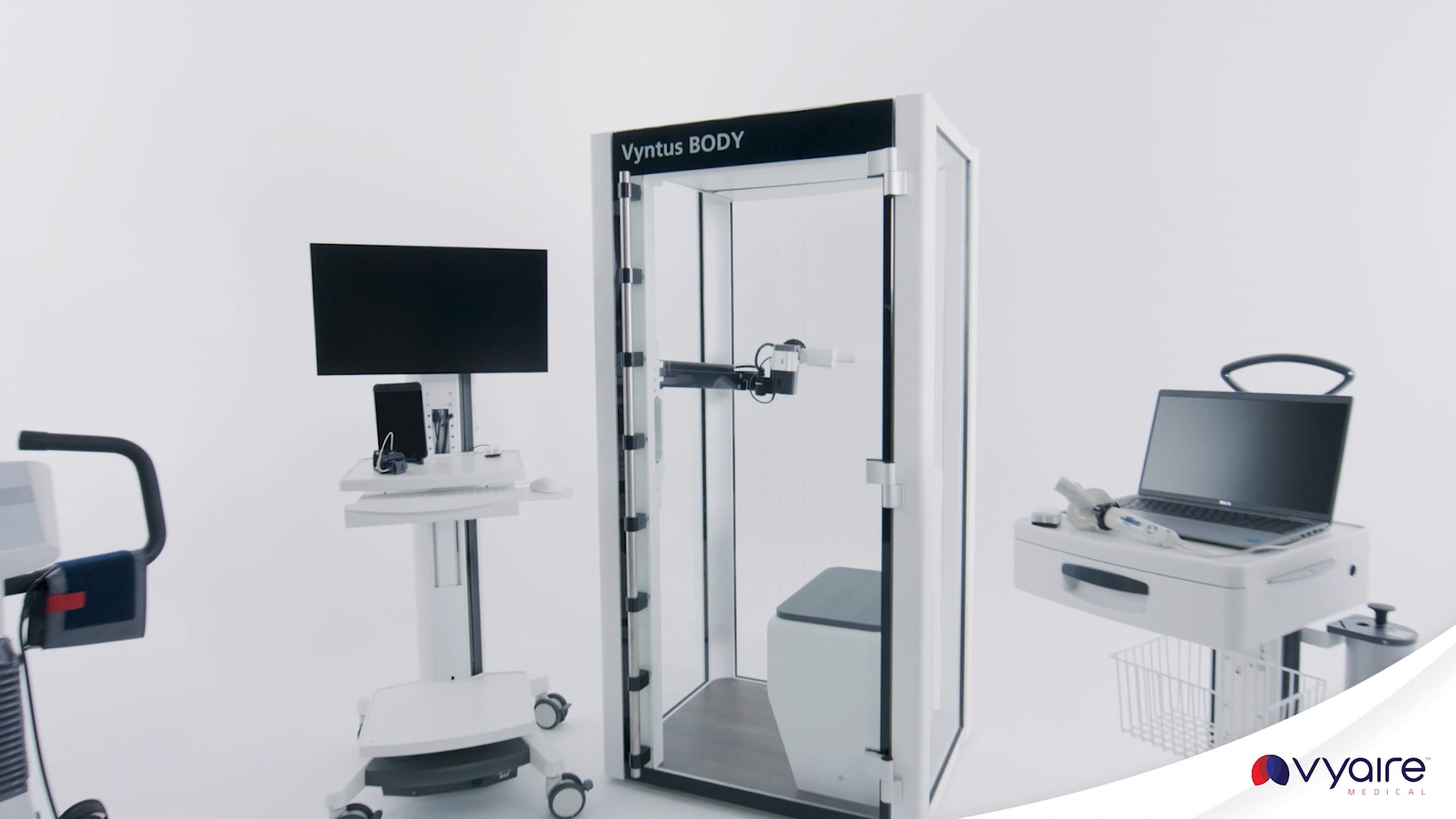 Product promotional video for Vyaire Medical, healthcare technology equipment provider